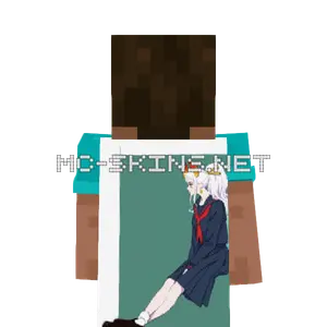 Yamato School Uniform cape, outside and lining