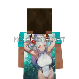 Yamato Swimsuit cape, outside and lining