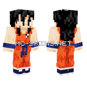 Yamcha Dragon Ball Z Minecraft skin