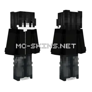 Yaso Black Outfit Minecraft skin