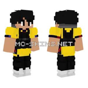 Yellow and Blue Sports Uniform