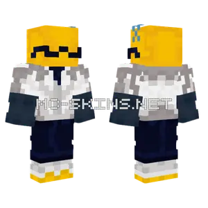 Yellow Ava M Minecraft skin
