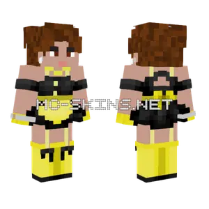 Yellow & Black Outfit