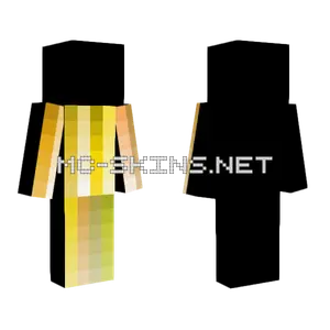 Yellow Blonde Fade Shading Minecraft skin