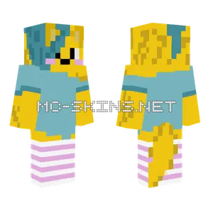 Yellow Blue Cat