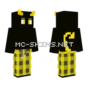 Yellow Devil Skin Minecraft skin