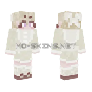 Yellow Dolly Girl Short Hair Minecraft skin