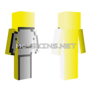 Yellow Dream RTX Minecraft skin