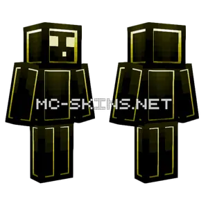 Yellow Glow Slime Minecraft skin