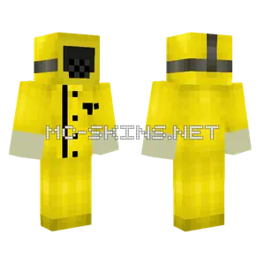 Yellow Hazmat Suit Minecraft skin