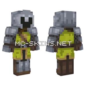 Yellow Knight Soldier Minecraft skin