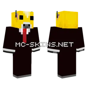 Yellow Lightning Boy Minecraft skin