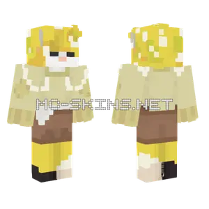 Yellow Moobloom Minecraft skin
