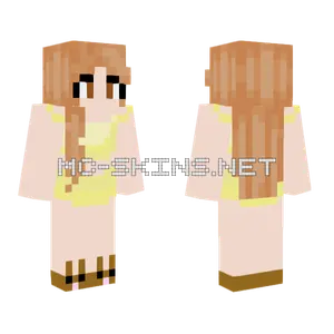 Yellow PJs Minecraft skin