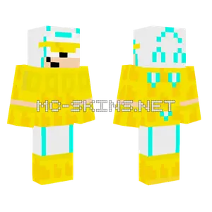 Yellow Raincoat Boy Minecraft skin