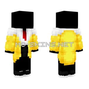 Yellow Raincoat With Skirt Minecraft skin