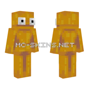 Yellow Repo Robot Minecraft skin