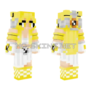 Yellow School Uniform Minecraft skin