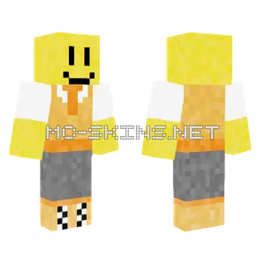 Yellow Smiley Face Minecraft skin
