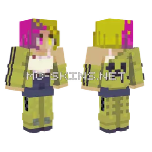 Yellow Valley Edit Minecraft skin