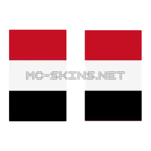 Yemen Flag cape, outside and lining