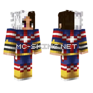Yo Allmight Minecraft skin