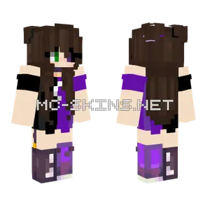 Yolonea Purple Outfit Minecraft skin