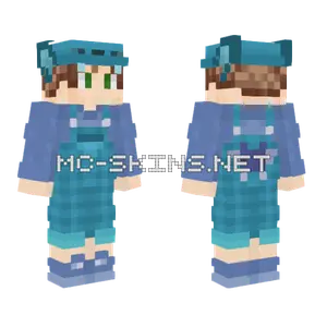Yomikester238 Blue Outfit Minecraft skin