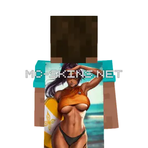 Yoruichi Bikini cape, outside and lining