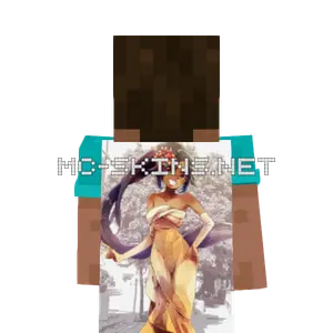 Yoruichi Dress cape, outside and lining