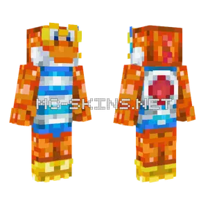 Yoshi Swimwear Outfit Minecraft skin