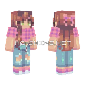 YouTube Channel Girl Minecraft skin