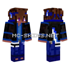 Youtuber Itswaterwolf Minecraft skin