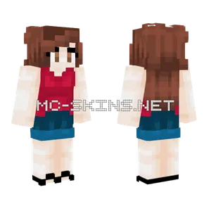 Yumia Spring By Lurufree Minecraft skin