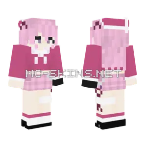 Yuni Pretty In Pink Minecraft skin