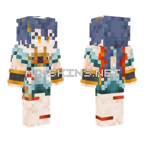 Yunli Honkai Star Rail HSR Minecraft skin