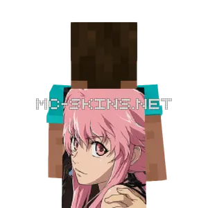 Yuno Gasai cape, outside and lining