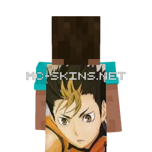 Yuu Nishinoya cape, outside and lining