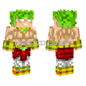 Z Broly Minecraft skin