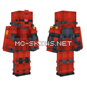 Zaku 2 Robot Minecraft skin