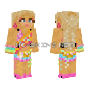 Zara Larsson Midnightsun Tour Minecraft skin