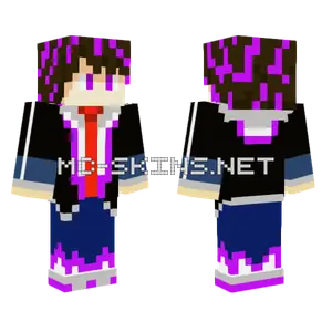 Zath Purple Suit Minecraft skin