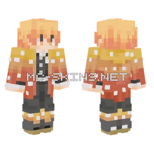 Zenitsu Agatsuma Minecraft skin