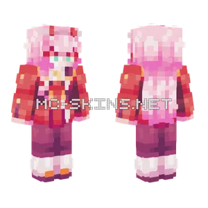 Zero Two Skin Minecraft skin