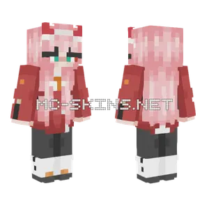 Zero Two Skin Minecraft skin