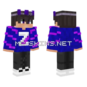 Zeromaxyt Blue Suit Minecraft skin