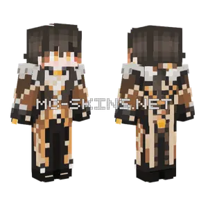 Zhongli Genshin Impact Minecraft skin