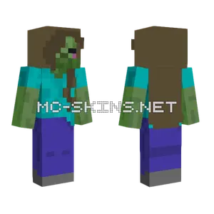 Zombie Girl Minecraft skin