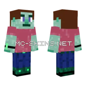 Zombie Girl Skin Minecraft skin
