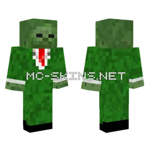 Zombie In A Suit Minecraft skin